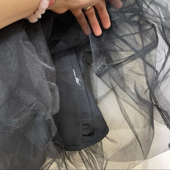 Junie Blake Tardis Black Velvet Dress With Black Tulle Skirt Goth Fairycore M - Picture 10 of 14